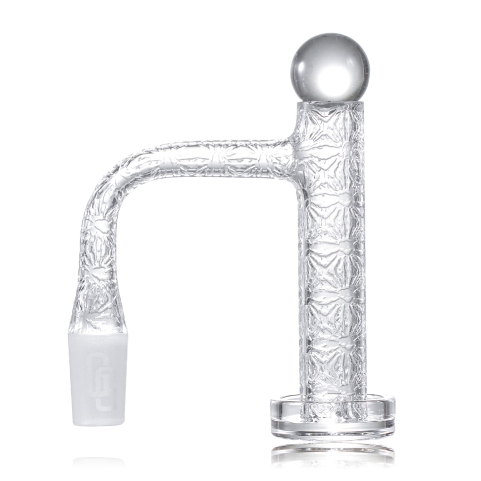 Engraved Control Tower Quartz Banger Kit | Sunburst Pattern Profile | GG