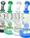 8" AFM Daisy Arm Perc Glass Dab Rig
