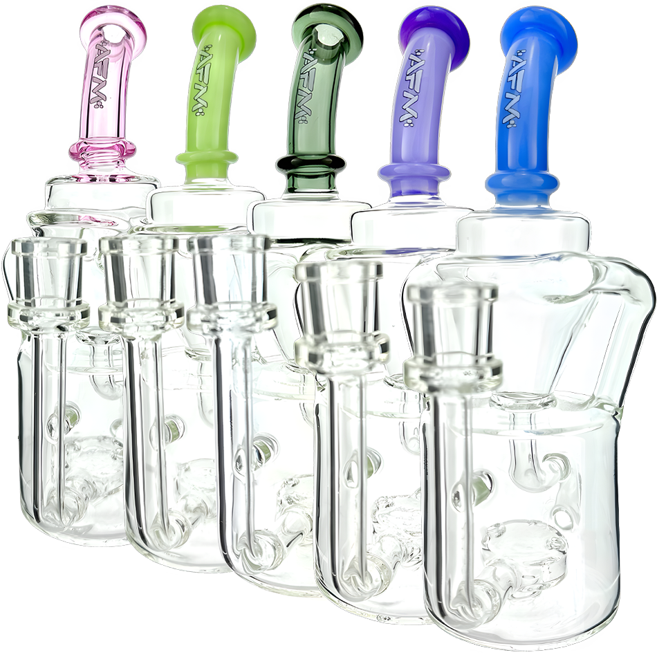 AFM 8″ Mighty Can Color Recycler Dab Rig