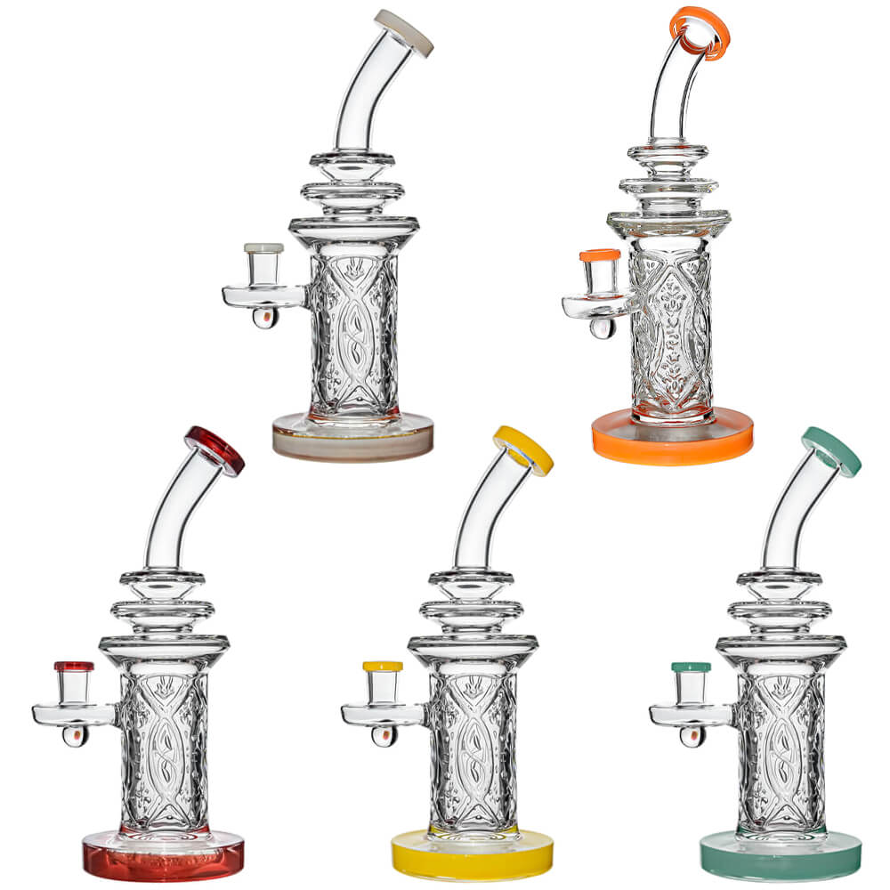 Calibear Tiered Helix Pillar Dab Rig Series