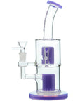 Borotech 9'' Clear Vision Dual Perc Water Pipe