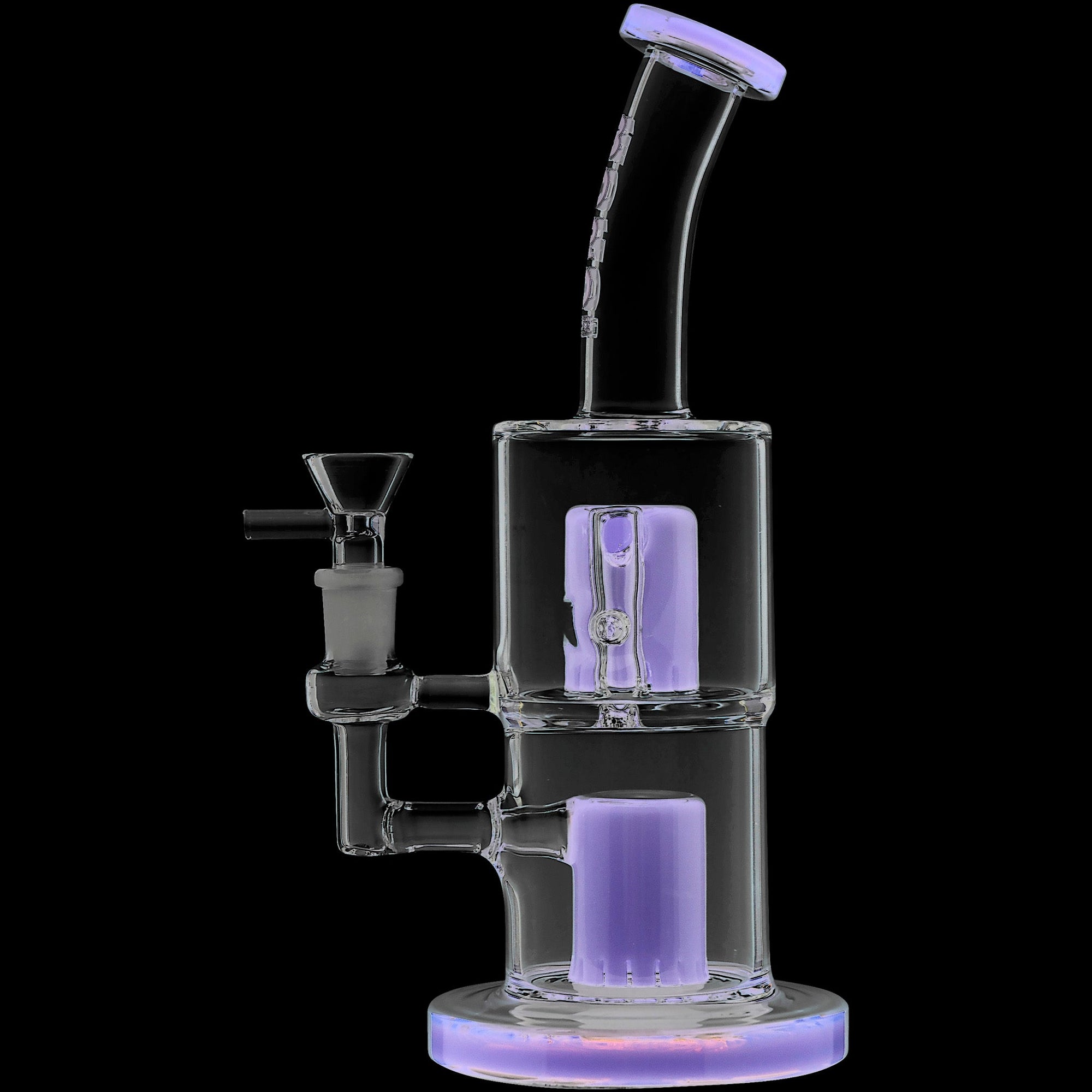 Borotech 9'' Clear Vision Dual Perc Water Pipe