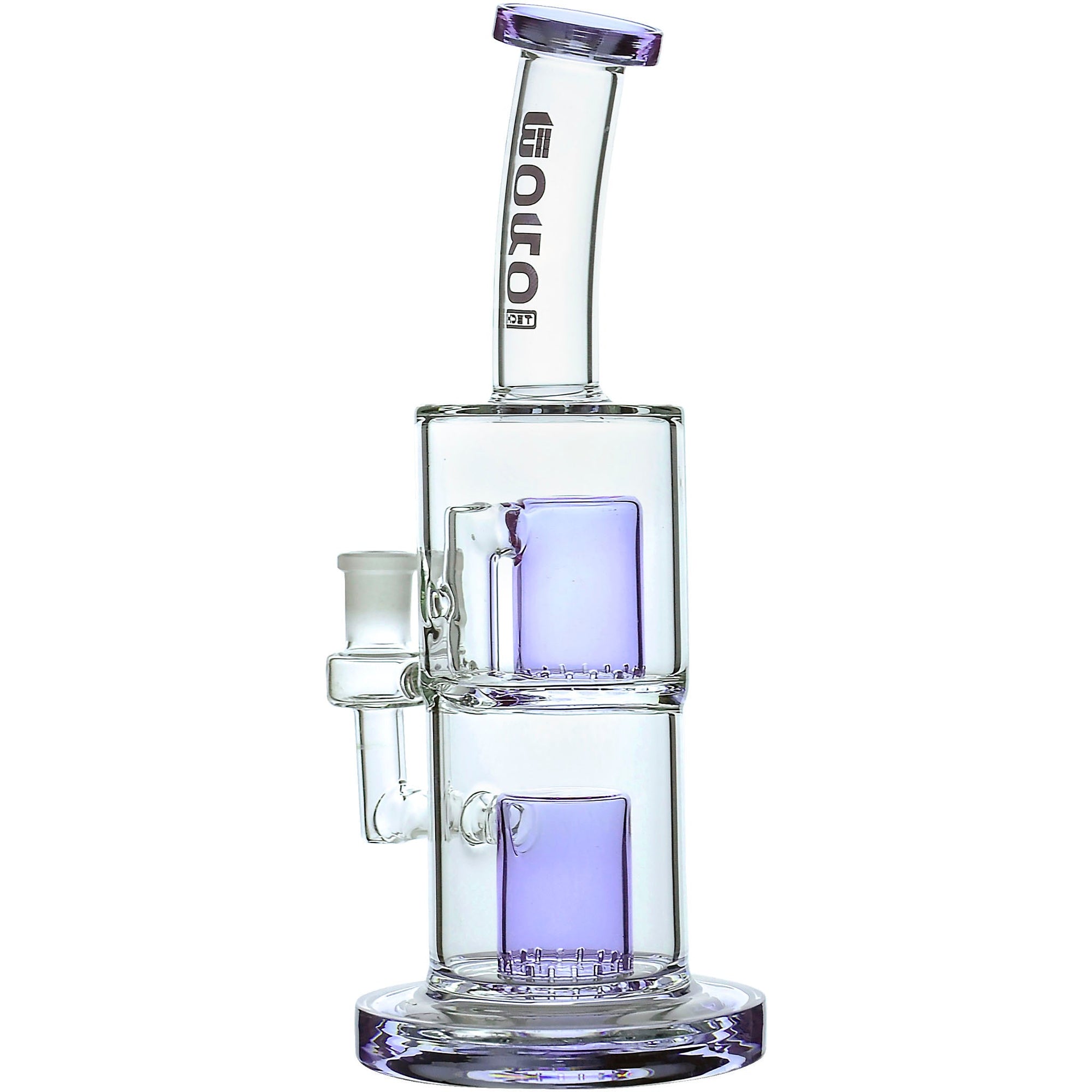 Borotech 9'' Clear Vision Dual Perc Water Pipe