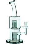 Borotech 9'' Clear Vision Dual Perc Water Pipe