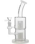Borotech 9'' Clear Vision Dual Perc Water Pipe