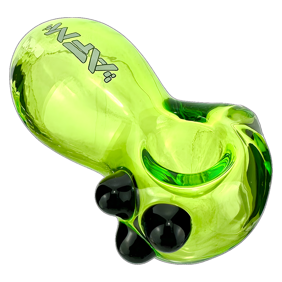 3.5" AFM Egg Colored Borosilicate Glass Hand Pipe
