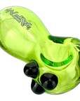 3.5" AFM Egg Colored Borosilicate Glass Hand Pipe