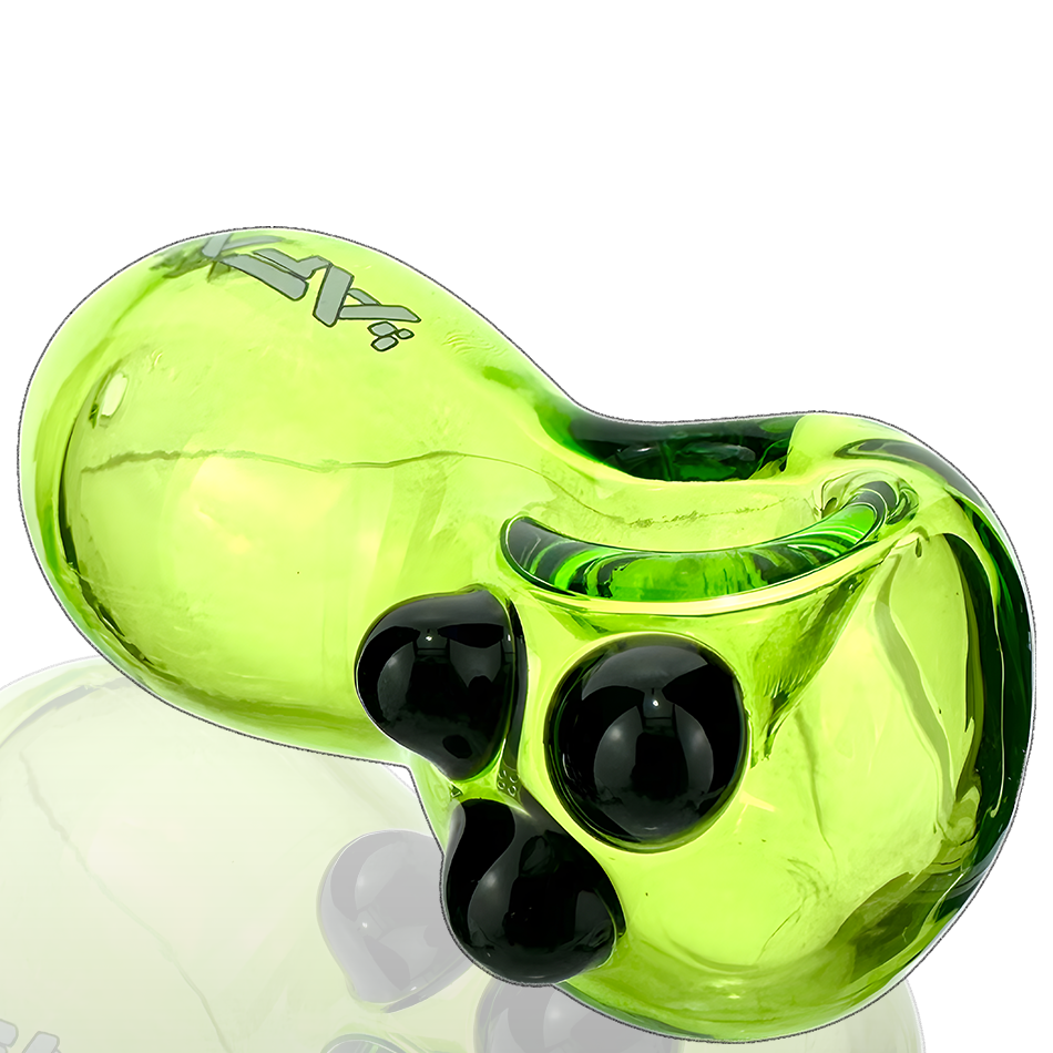 3.5" AFM Egg Colored Borosilicate Glass Hand Pipe