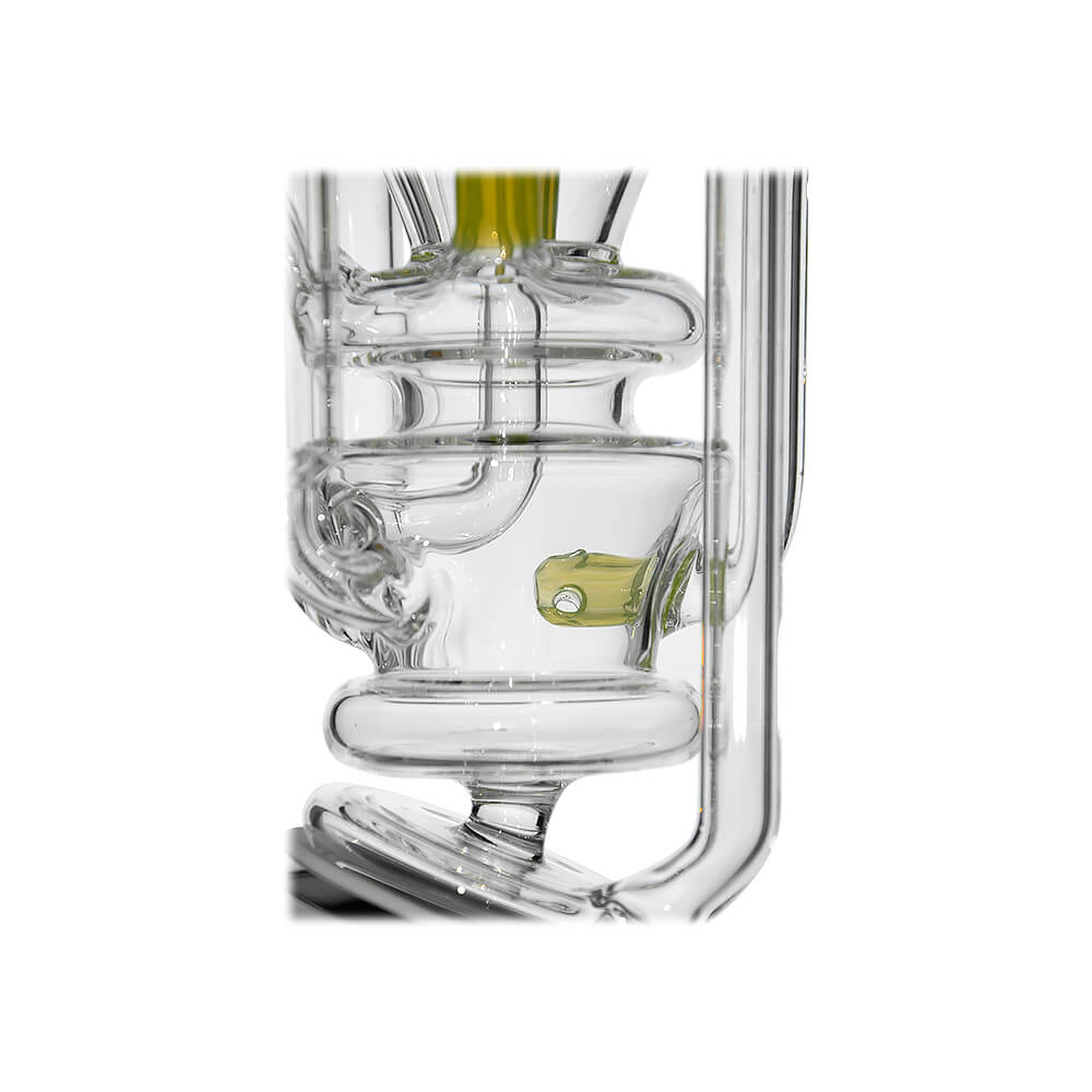 Triple Donut Recycler Glass Attachment for Puffco Peak OG &amp; Pro | CaliBear