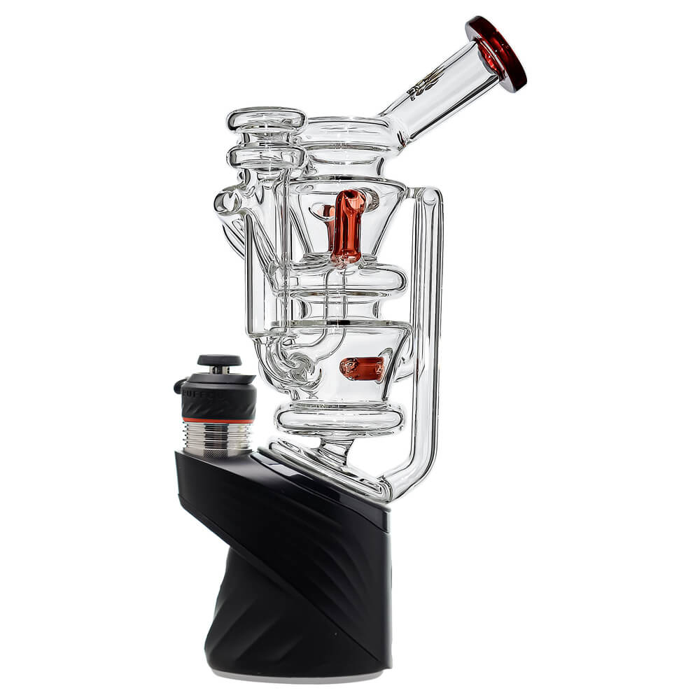 Triple Donut Recycler Glass Attachment for Puffco Peak OG &amp; Pro | CaliBear