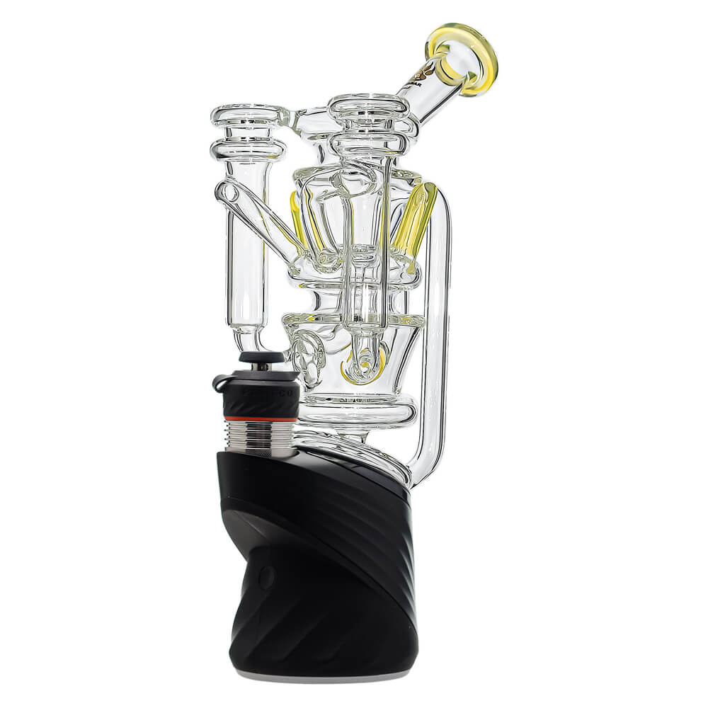 Triple Donut Recycler Glass Attachment for Puffco Peak OG &amp; Pro | CaliBear
