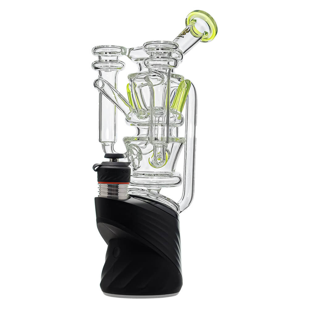 Triple Donut Recycler Glass Attachment for Puffco Peak OG &amp; Pro | CaliBear