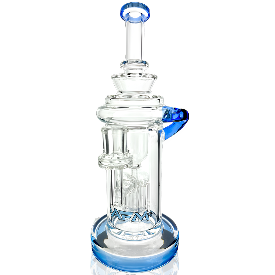 AFM 10″ Power Station Color Glass Recycler Dab Rig