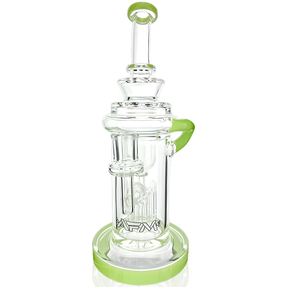 AFM 10″ Power Station Color Glass Recycler Dab Rig