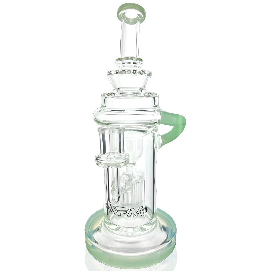 AFM 10″ Power Station Color Glass Recycler Dab Rig