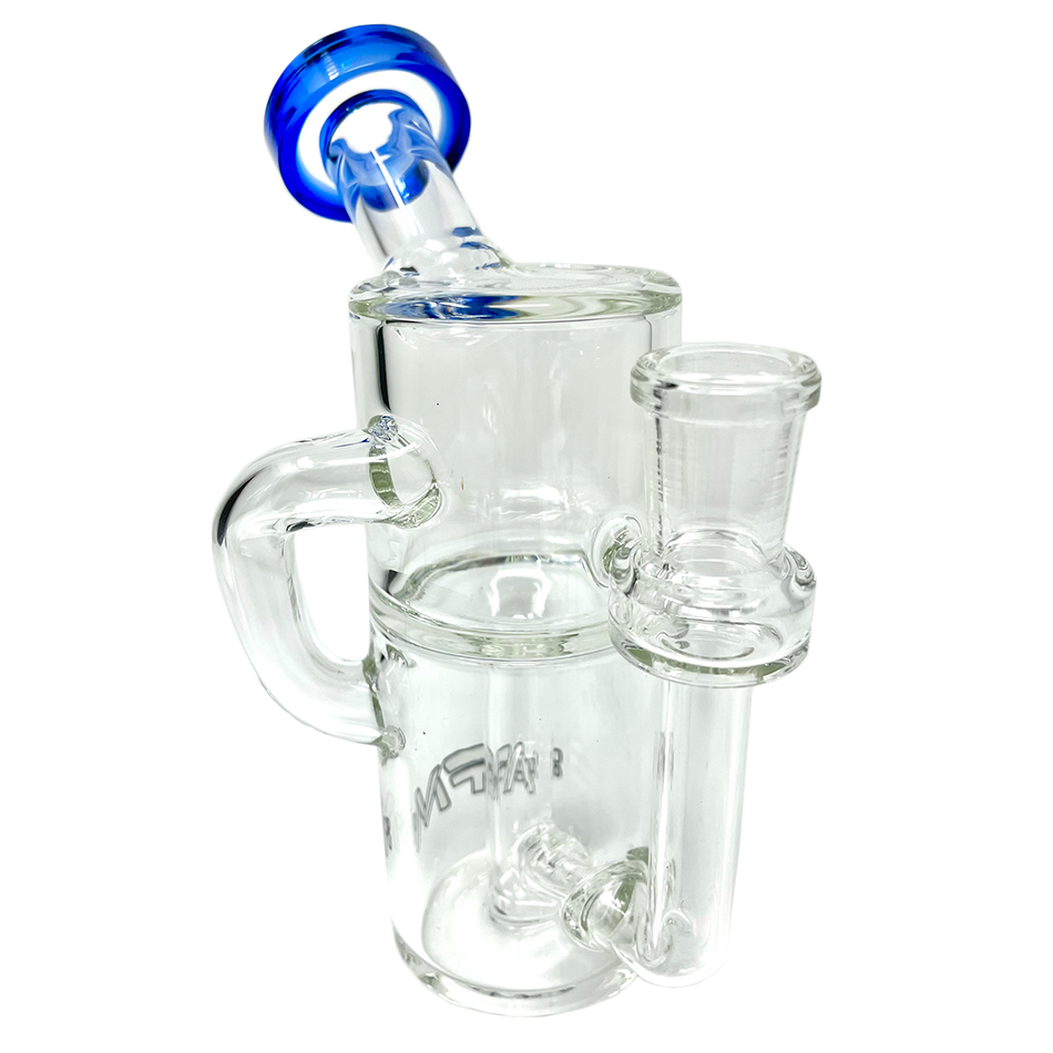 AFM 5.5″ Power Can Color Glass Recycler Mini Dab Rig