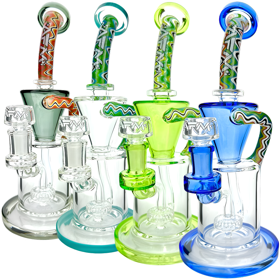 AFM 10″ Drain Incycler Reversal Showerhead Dab Rig