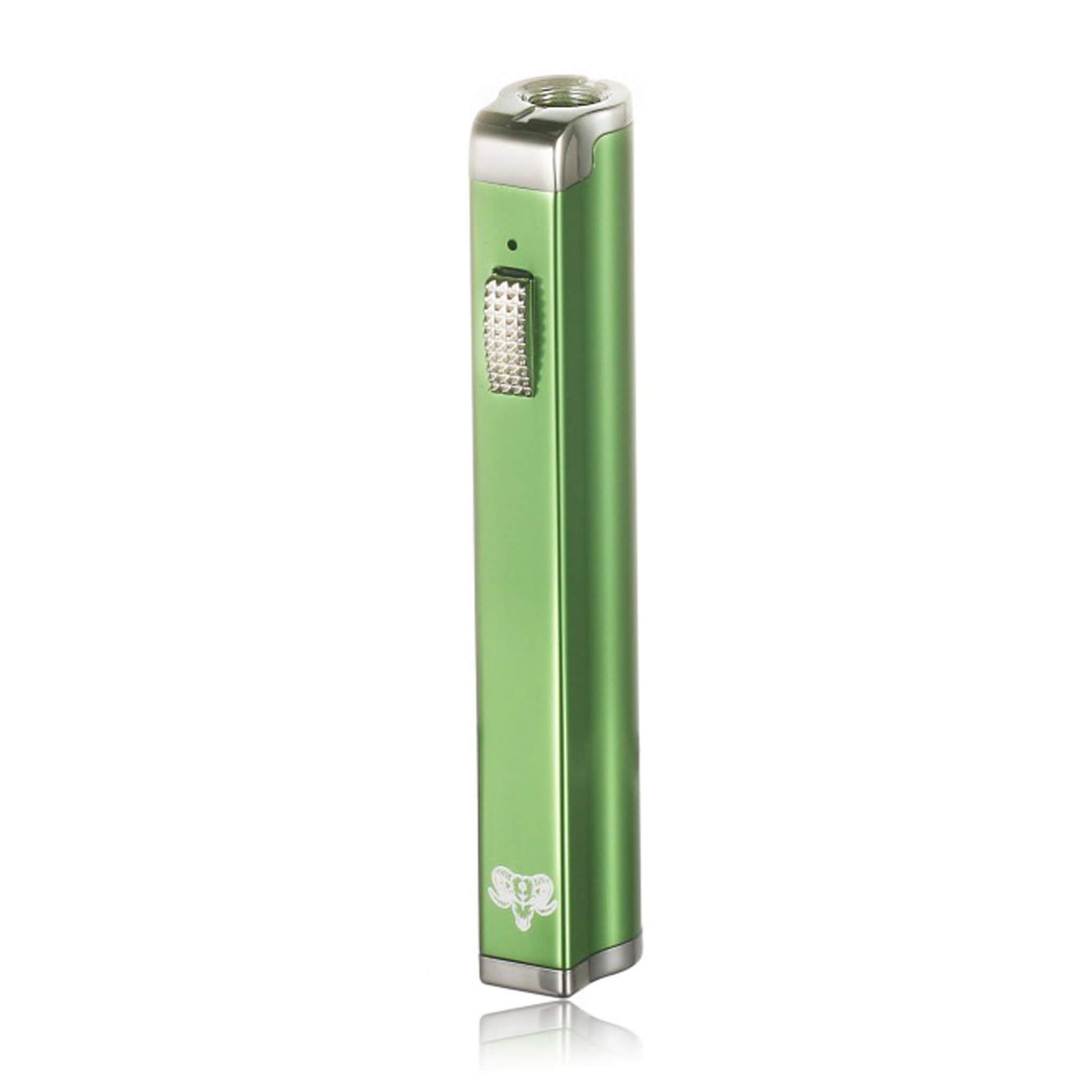 The Clutch 510 Oil Vape Battery | Green Color Variation View | Golden Goat Quartz