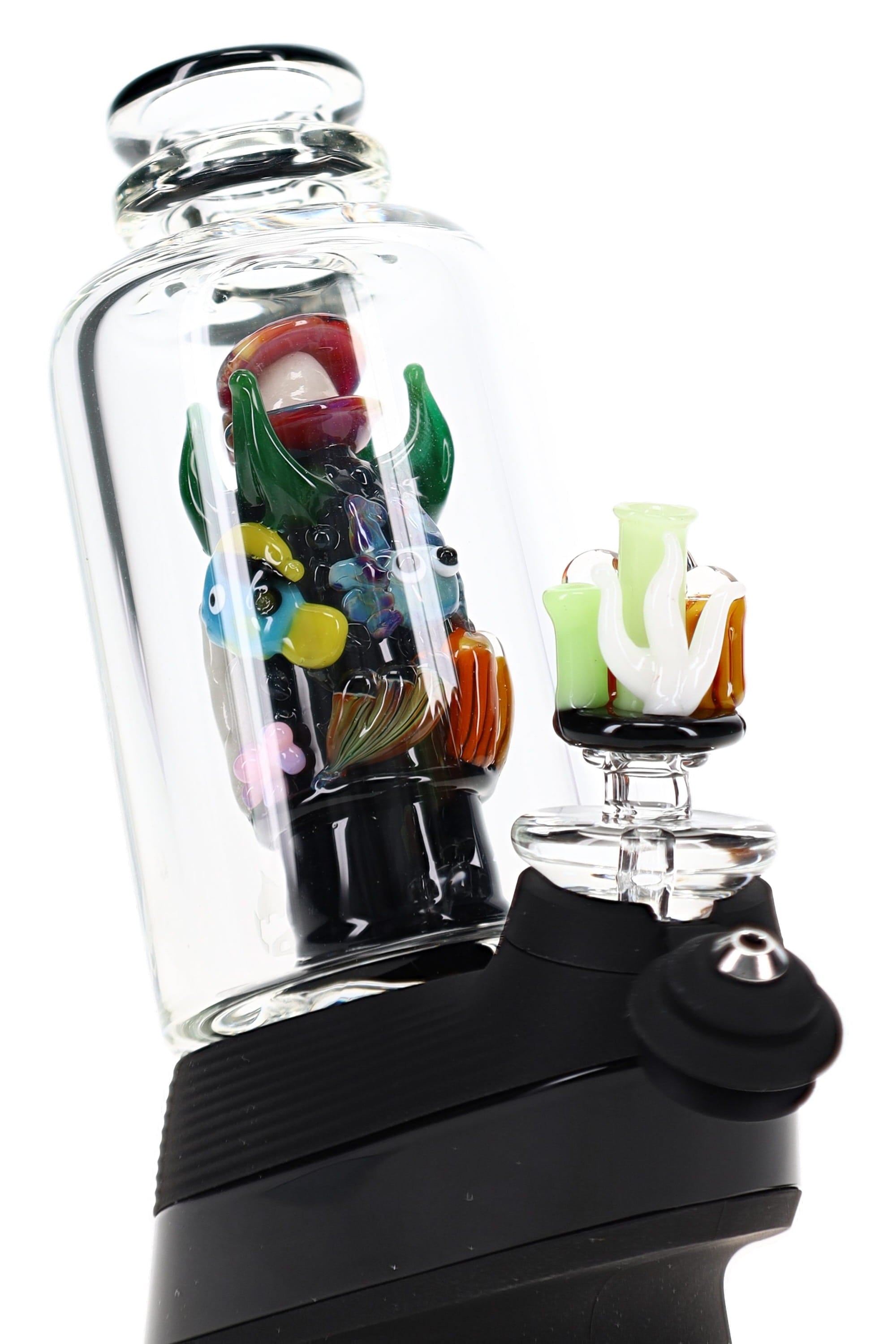 Empire Glassworks “Save the Seas” Peak Attachment – UV Reactive – US-Made