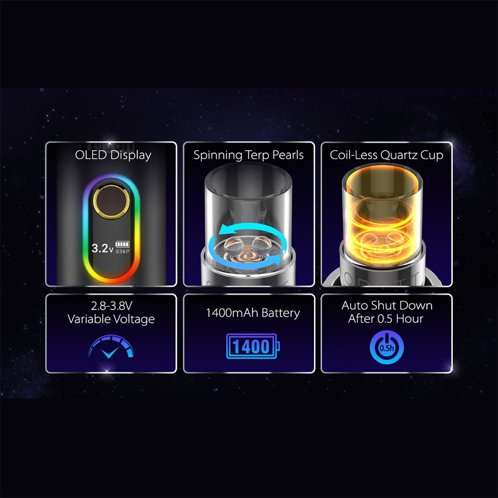 Yocan Orbit 2.0 Concentrate Vaporizer | 1400mAh
