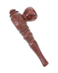 Carved Wood Hand Pipe “Trail Carver” – 3½–4″ – Assorted