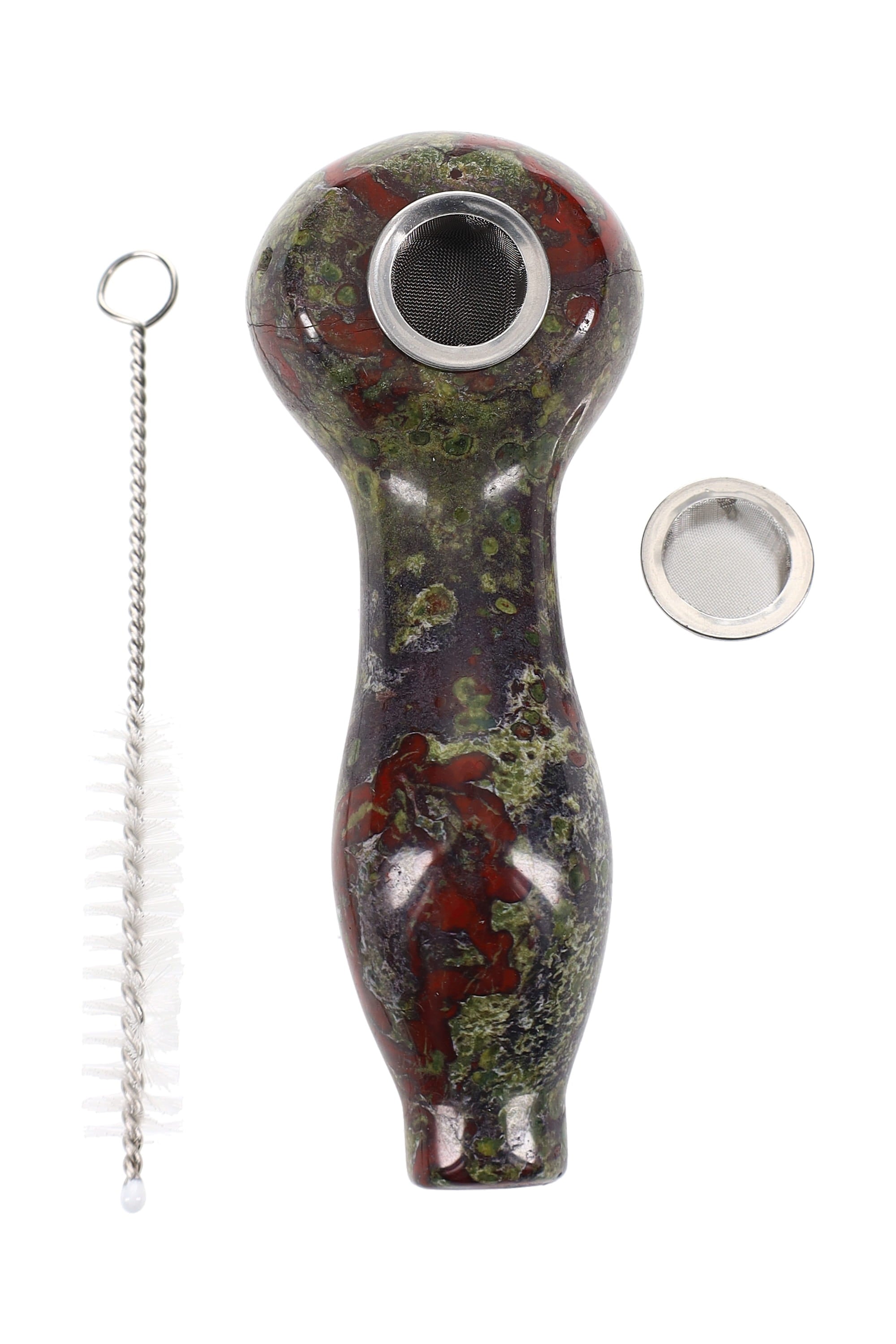 Astral Project 3.5″ Gemstone Spoon Pipe – Choose Your Stone