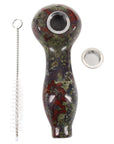 Astral Project 3.5″ Gemstone Spoon Pipe – Choose Your Stone