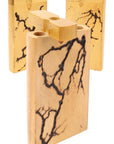 Wood Dugout “Lightning Grain” – Shocked Grain – 4″