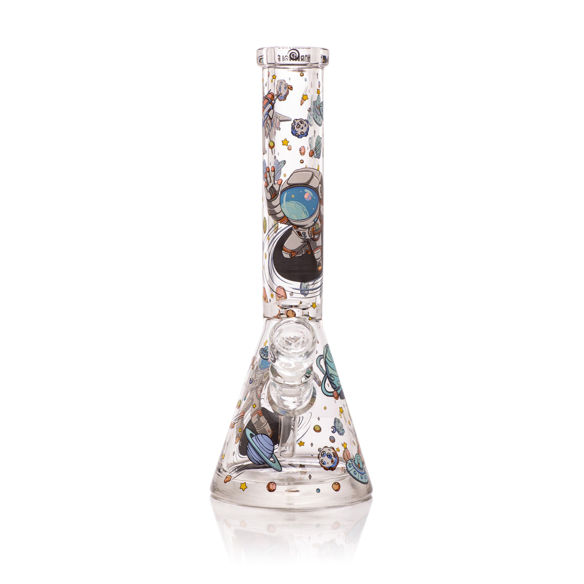 Lost in Space 14" Clear Beaker Bong