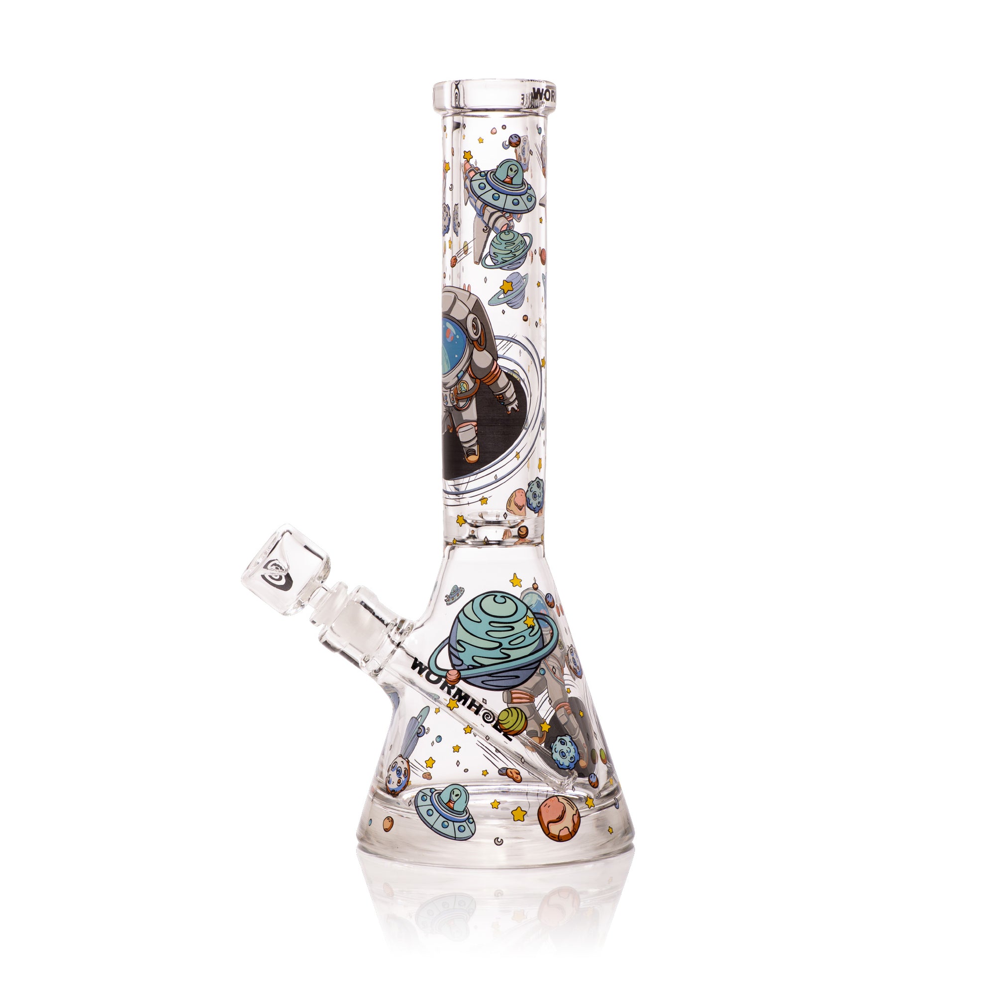 Lost in Space 14" Clear Beaker Bong