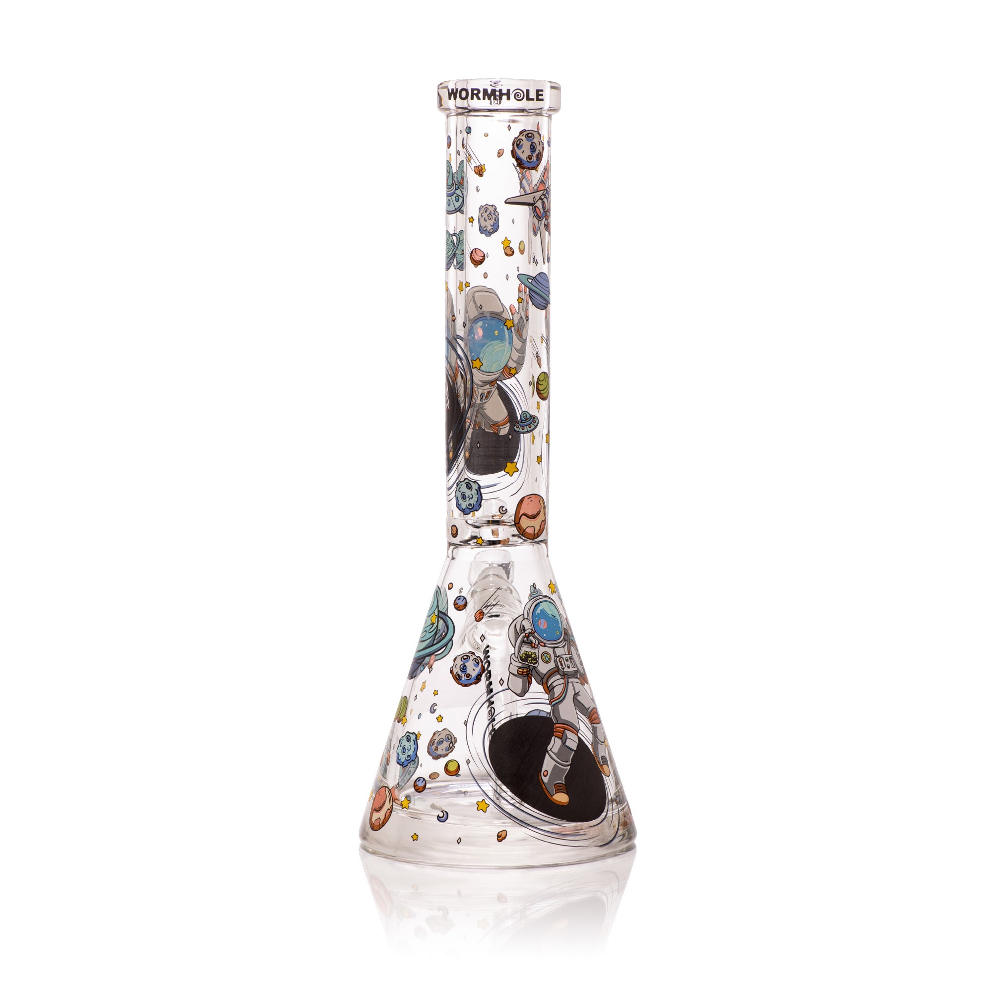 Lost in Space 14" Clear Beaker Bong