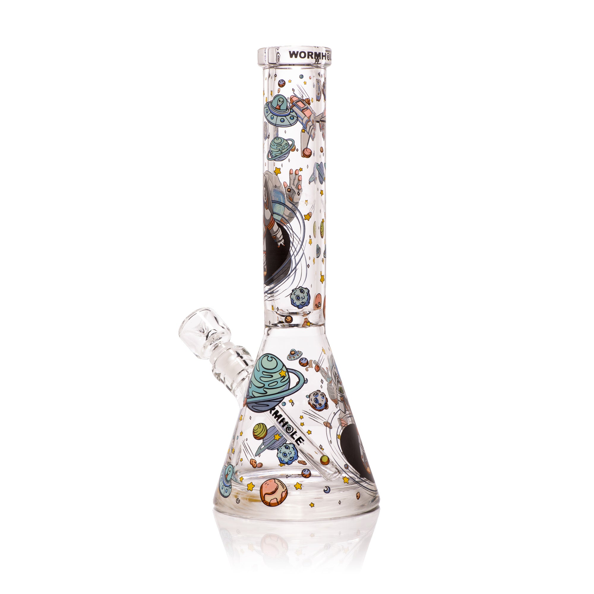 Lost in Space 14" Clear Beaker Bong
