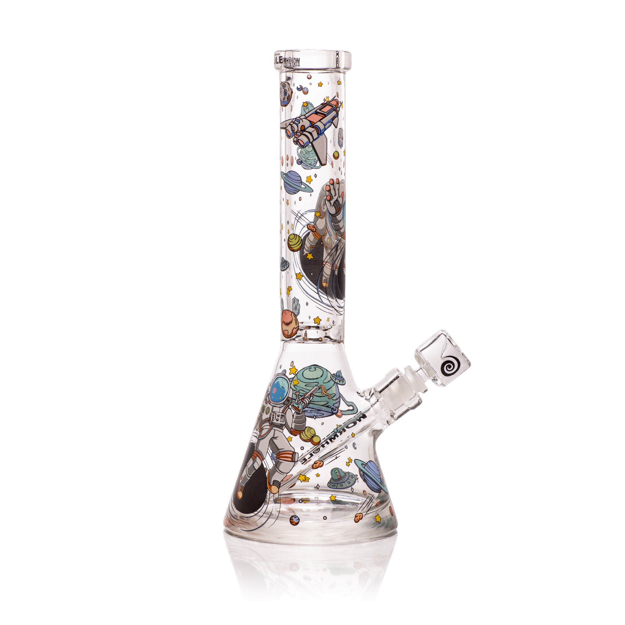 Lost in Space 14" Clear Beaker Bong
