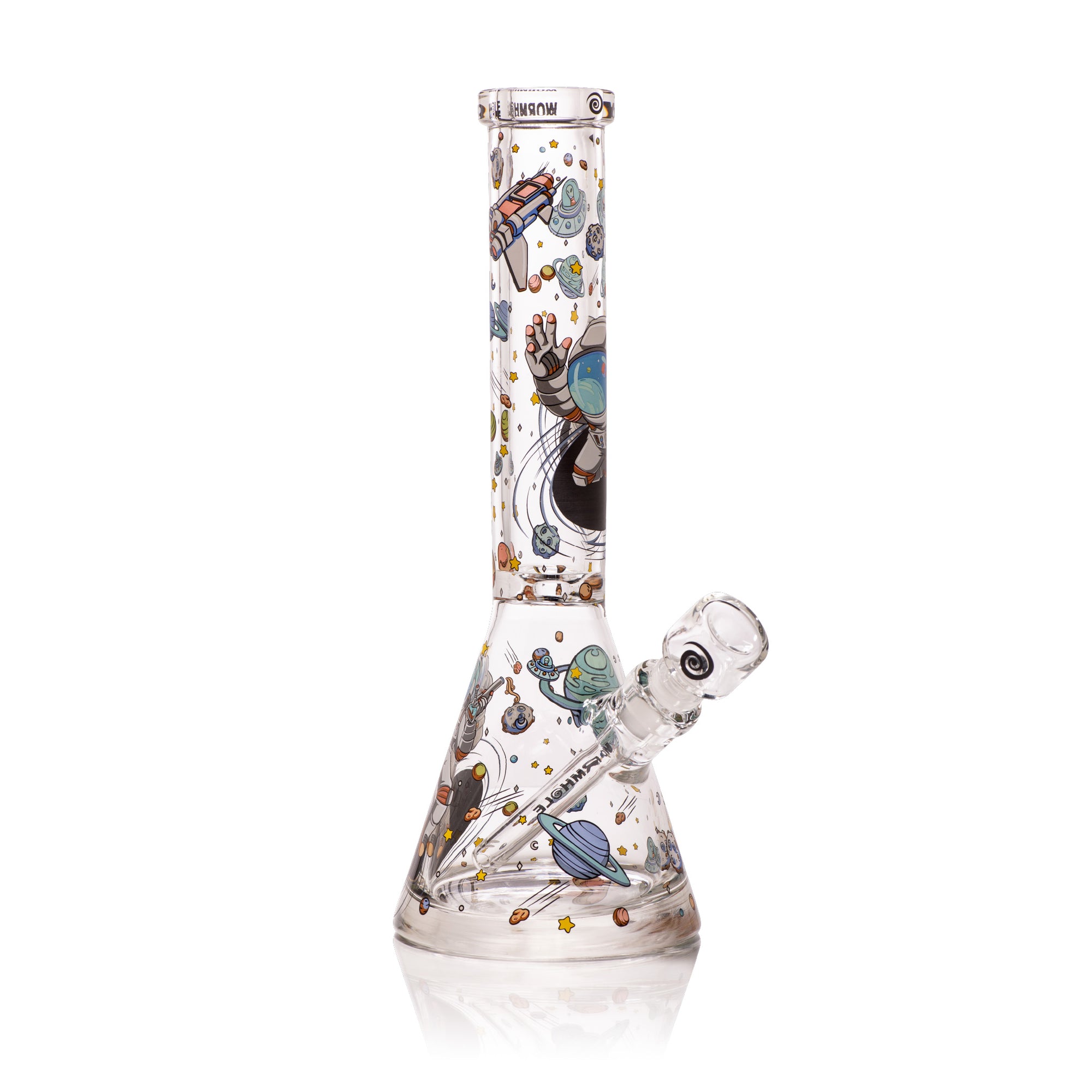 Lost in Space 14" Clear Beaker Bong