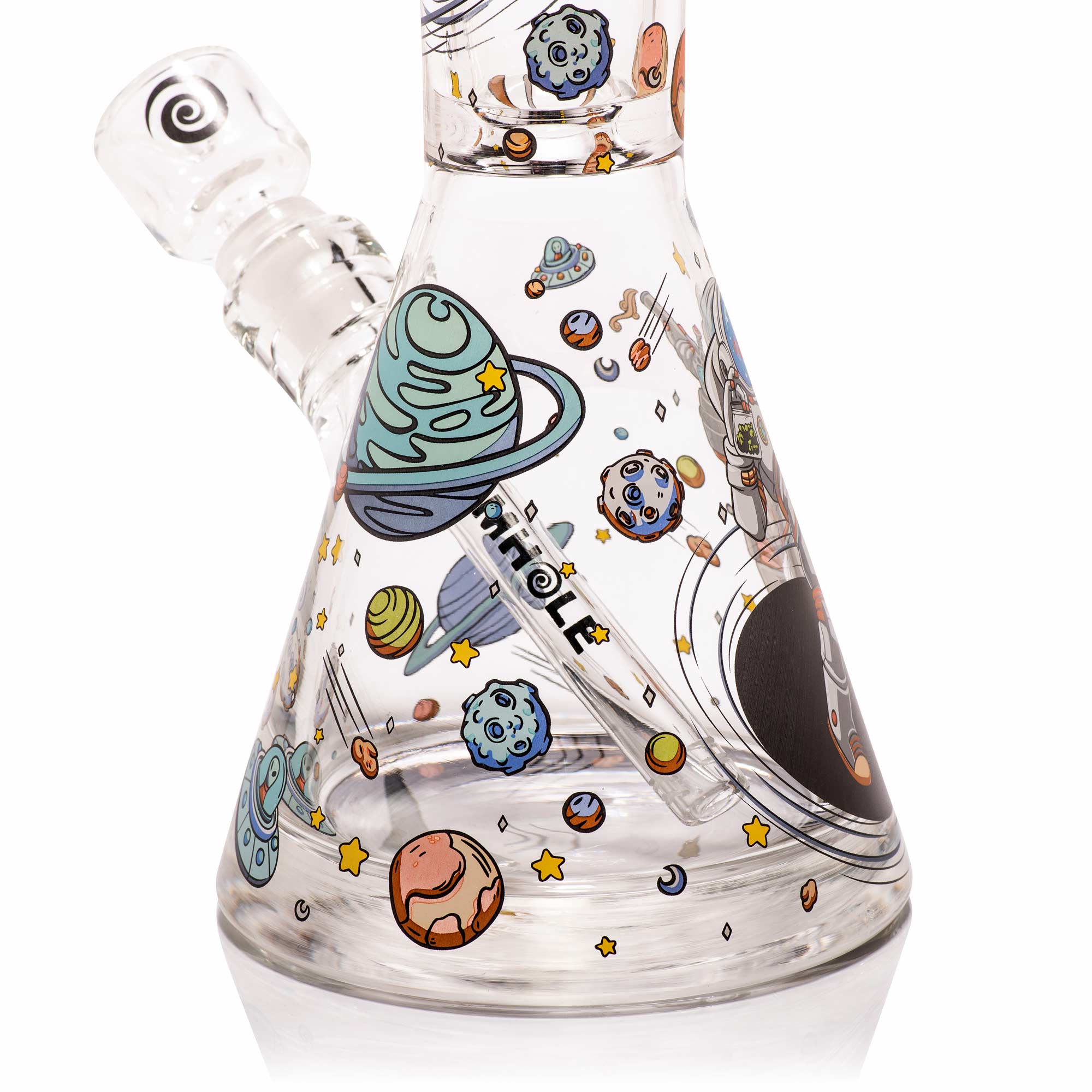 Lost in Space 14" Clear Beaker Bong