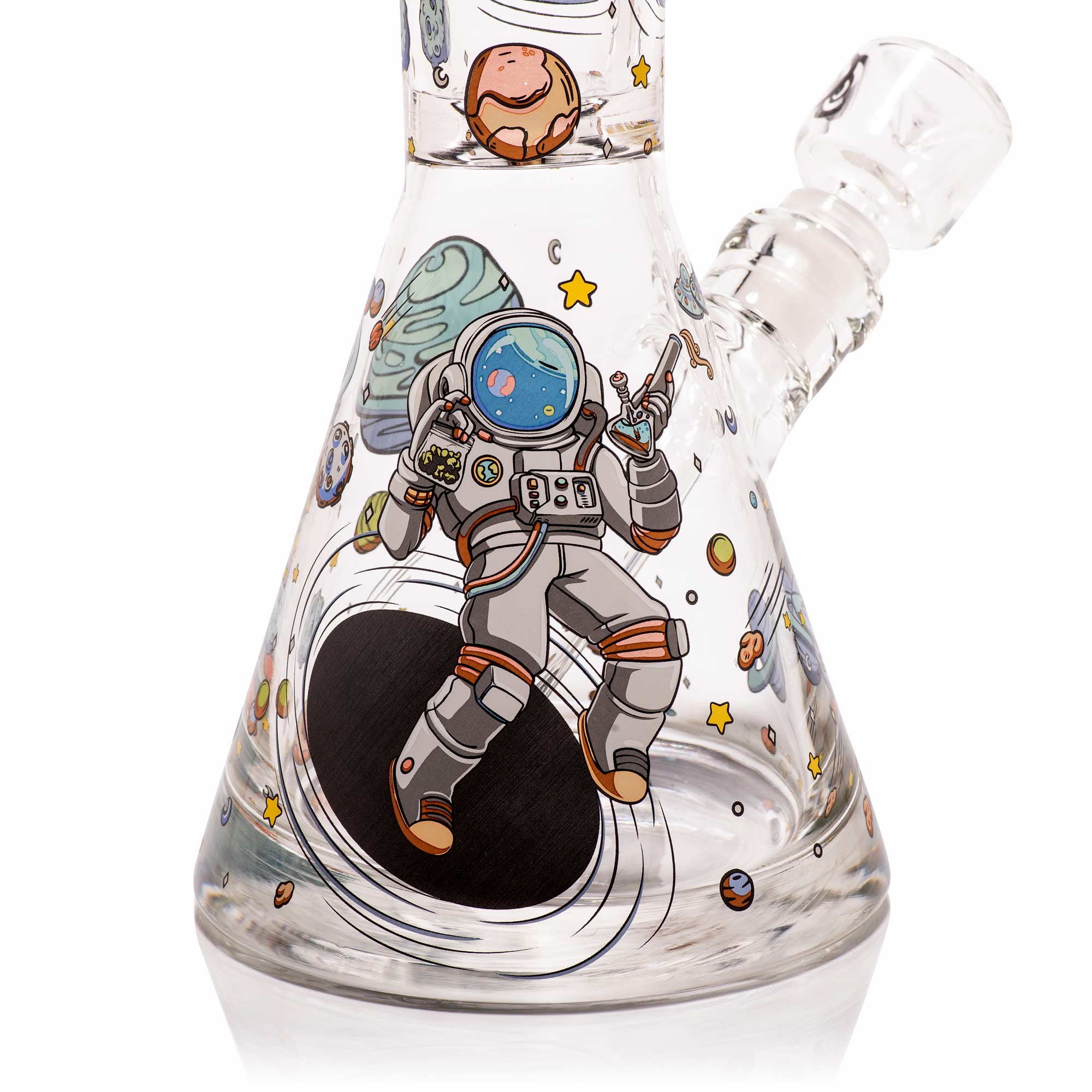 Lost in Space 14" Clear Beaker Bong