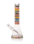 Retro Saturn 14" Clear Beaker Bong