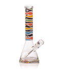 Retro Saturn 14" Clear Beaker Bong