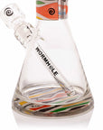 Retro Saturn 14" Clear Beaker Bong