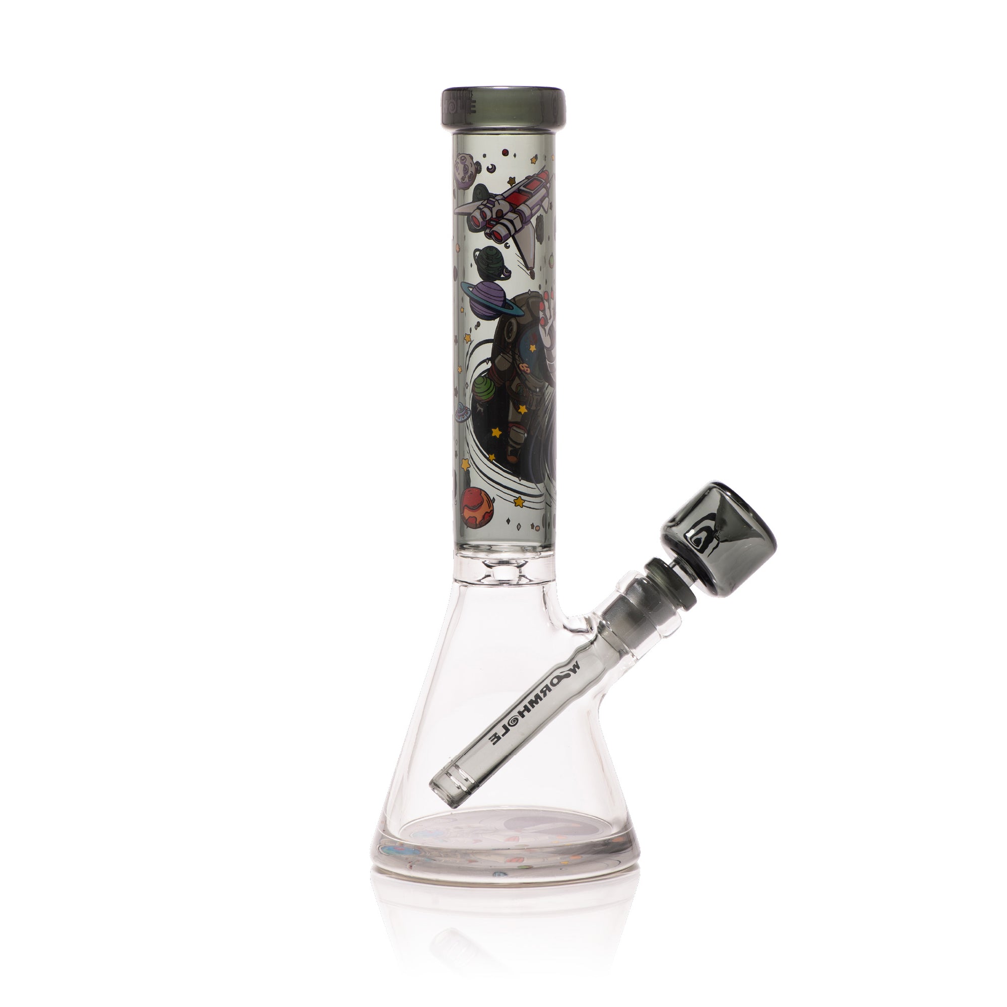 Lost in Space 10" Smoke Mini Beaker Bong