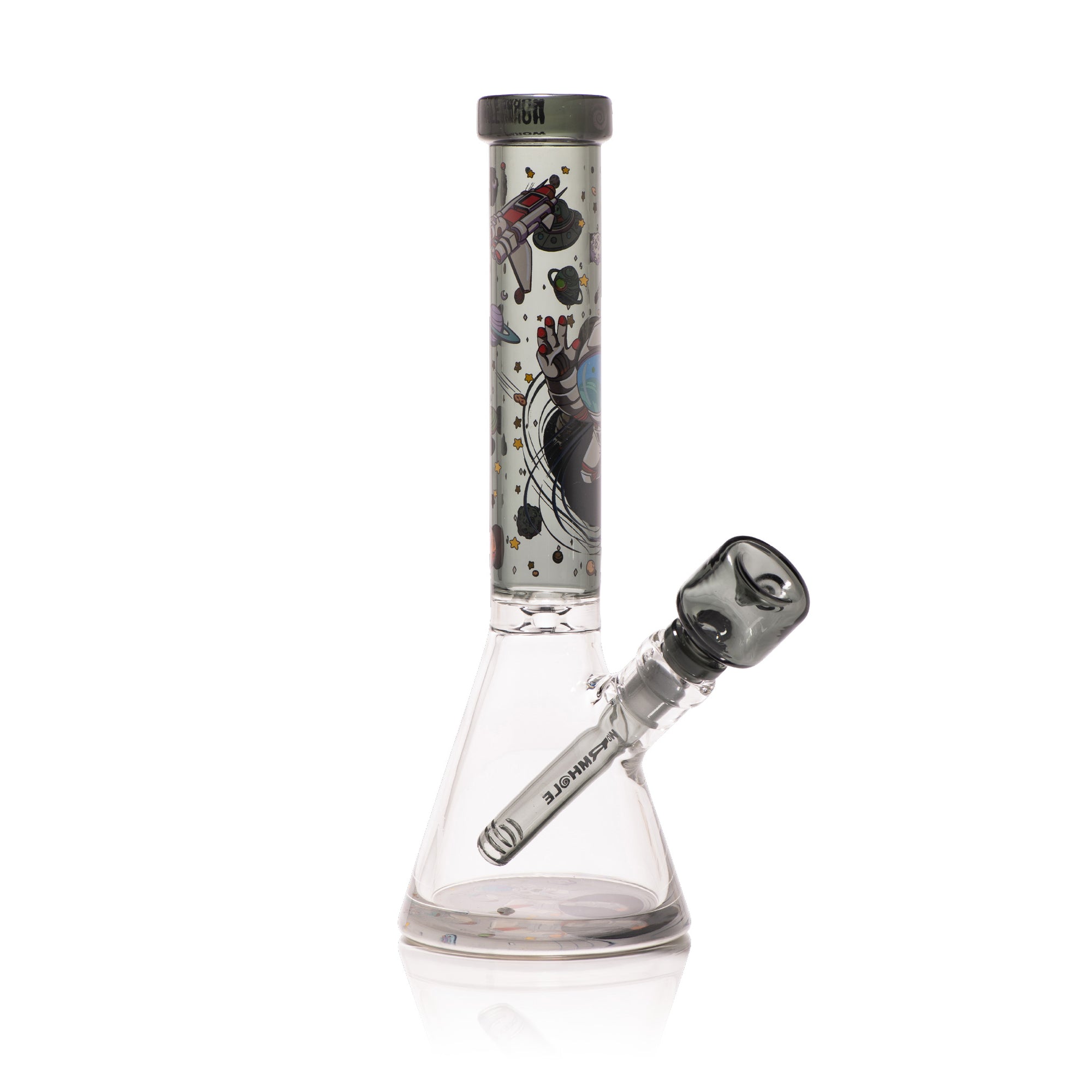 Lost in Space 10" Smoke Mini Beaker Bong