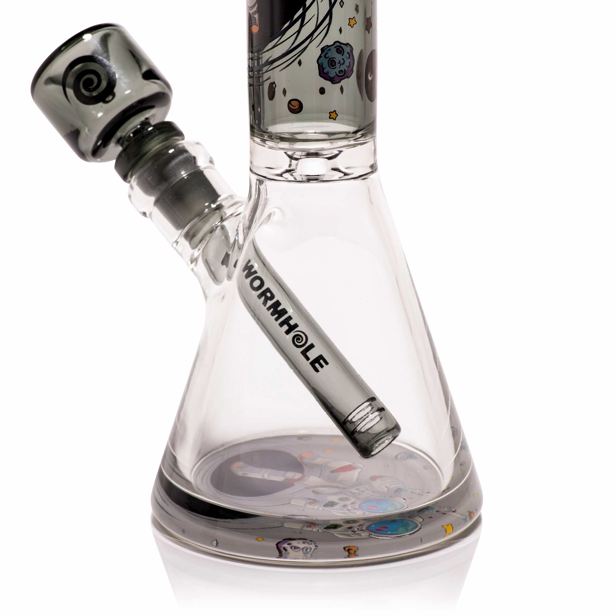 Lost in Space 10" Smoke Mini Beaker Bong