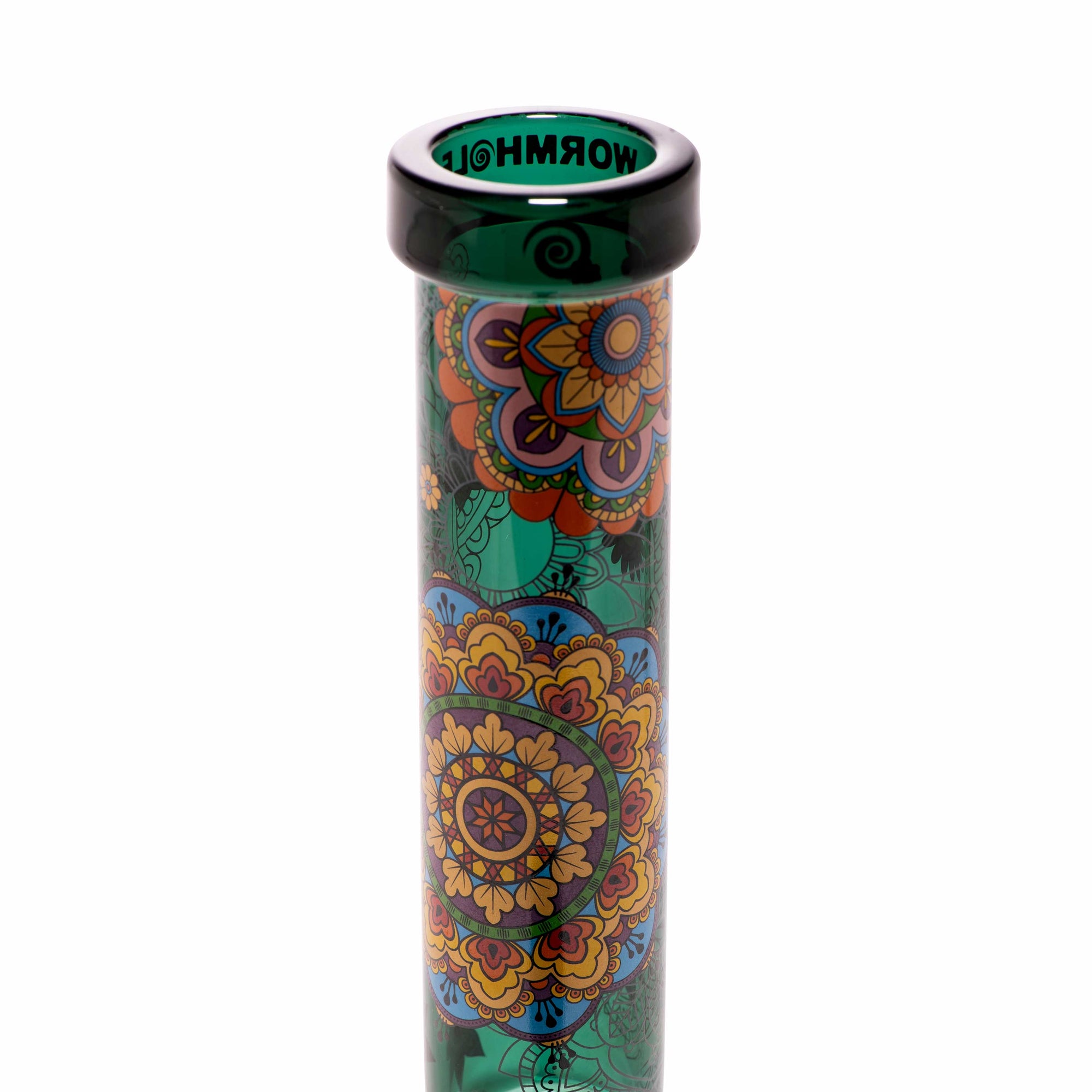 Mandala Myriad Teal 10" Mini Beaker Bong