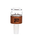 Pulsar Wood on Glass Straight Tube Water Pipe - 14.25" / 14mm F