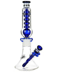 Pulsar Chillr Glycerin Beaker Glass Water Pipe - 13" / 14mm F / Blue