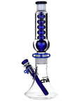 Pulsar Chillr Glycerin Beaker Glass Water Pipe - 13" / 14mm F / Blue