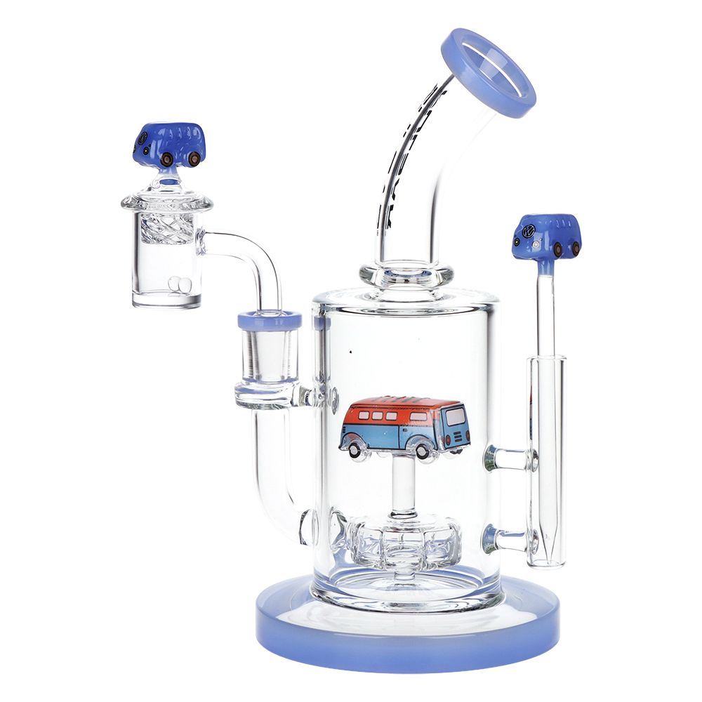 Pulsar Glow VW Bus Glass Dab Rig Set - 8.5" / 14mm F