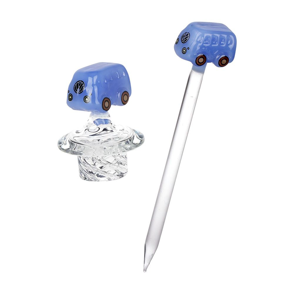 Pulsar Glow VW Bus Glass Dab Rig Set - 8.5" / 14mm F