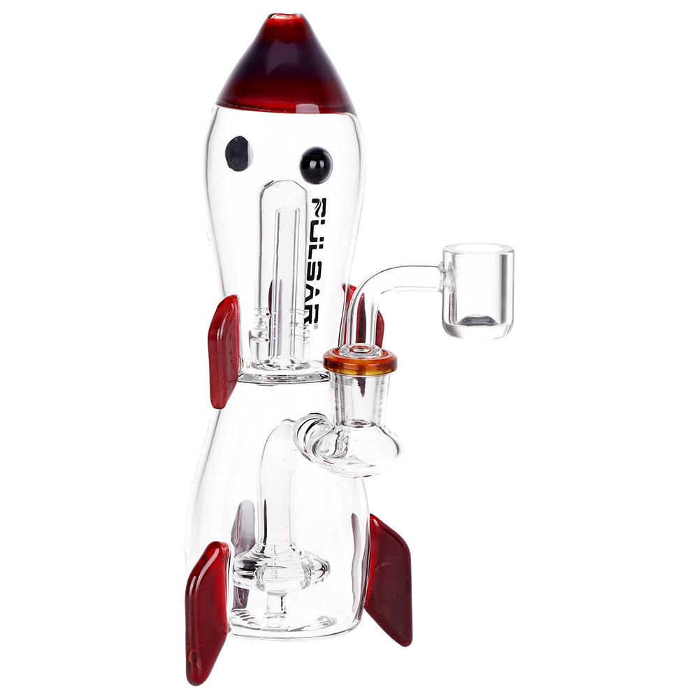 Pulsar Rocket Ship Glass Dab Rig - 8.25" / 14mm F