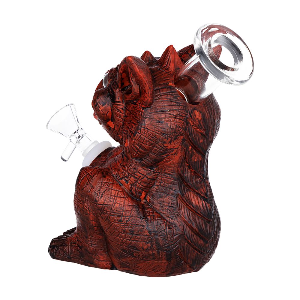 Seshgear Crazy Monster Vinyl on Glass Water Pipe - 6.5" / 14mm F